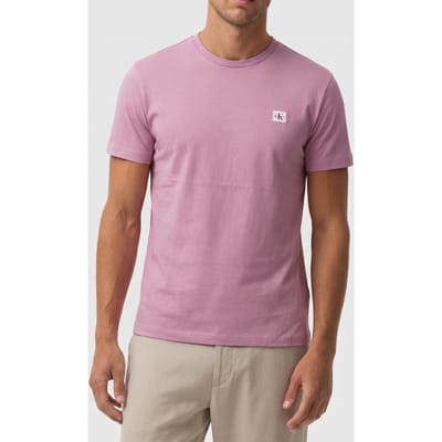Calvin Klein Ss Badge 30s Jersey Orchid Haze Taglia: M | Magliette basic Outlet | Uomo | Magenta