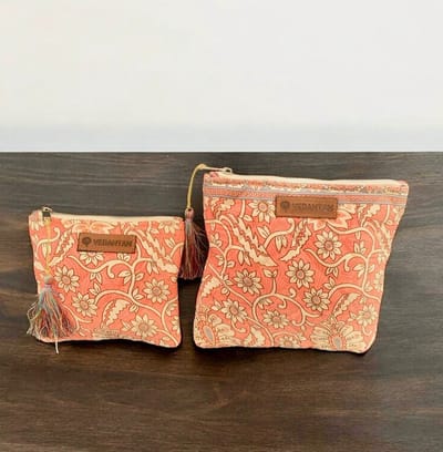 Reistas - Make up Tasje - Handig tasjes - Vedantan - 2 stuks - 22 x 22 cm & 18 x 15 cm - Accessoires - Sleutels - Geld - paspoort - pinpas - cosmetica