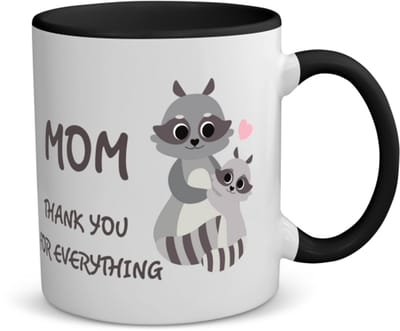 Akyol - mama cadeau koffiemok - theemok - zwart - Mama - moeder cadeau - met opdruk - mama - verjaardag - mama cadeautjes - moederdag cadeau - verjaardag - liefste mama - leuk kado om te geven - 350 ML inhoud