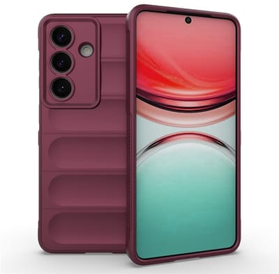 Coverup Hoesje - Geschikt voor Samsung Galaxy S26 Plus Hoesje - Coverup Hands-On Rugged Back Cover - Bordeaux