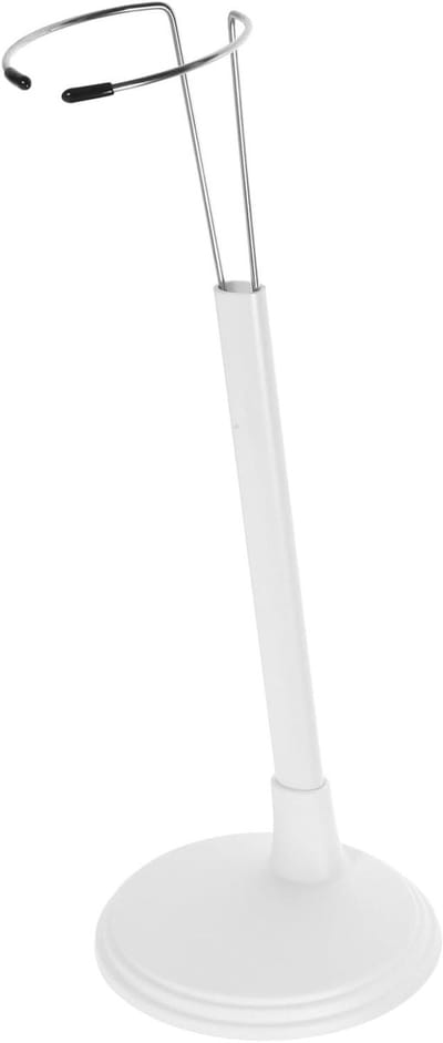 Poppen standaard - Display houder - Verzameling tonen - Verstelbare hoogte - 24 cm hoog - Wit