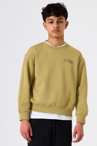 Sweatshirt met motiefprint aan de achterkant