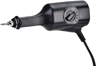 Elektrische Graveergereedschap - Graveerpen Hobby - Sieraden Maken - Instelbare Snelheid - 300 g - Zwart