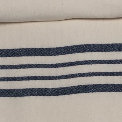 Lalay - Hamamdoek Krem Sultan Natural Navy 180x100cm - natural navy - 180 - 100 - Strandlaken - Saunadoek - Saunalaken - Omslagdoek - Stranddoek - Reishanddoek - Plaid - Zwem Handdoek - Sneldrogende Handdoeken