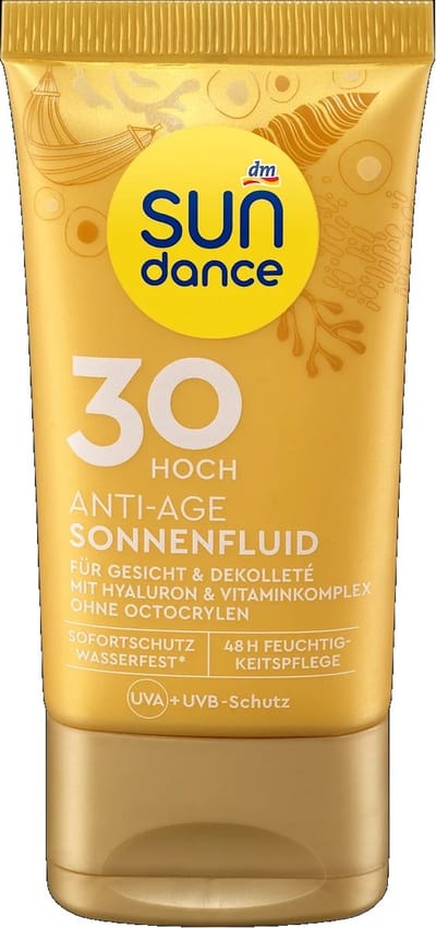 SUNDANCE Zonnebrand voor het gezicht SPF 30 - Anti Age Zonnebrand - Zonnebrand gezicht SPF 30 - Zonnebrandcreme met hyaluron