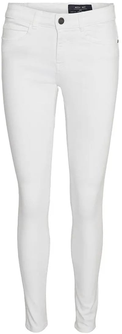 Noisy May Eve Skinny White Lage Taille Jeans Wit 29 / 32 Vrouw