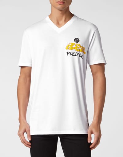 T-Shirt Ronde Hals Bombing Graffiti