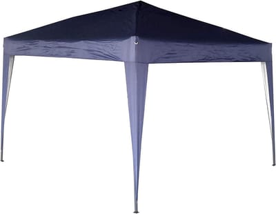 Paviljoen Tuinfeest - Feesttent Partytent - Buitenfeest Organiseren - Compleet Vouwpaviljoen - 200 x 200 cm - Blauw