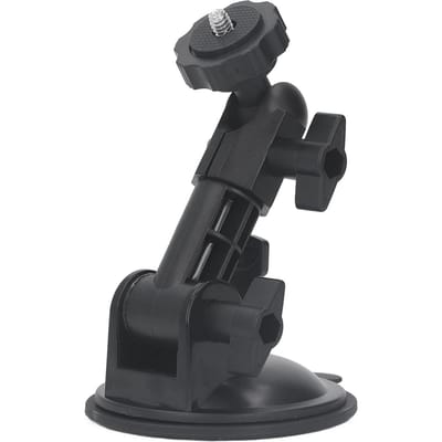 Zuignap Camera Autohouder Krachtige Hoge Belastbaarheid Voorruit Camera Houder voor Actiecamera black