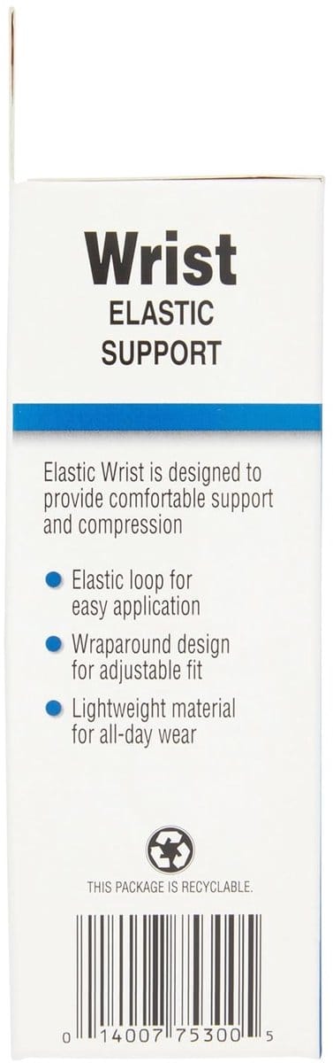 Polssteun Wrap - Elastische Band - Ondersteuning Bieden - Verstelbare Lus - Eén Maat - Zwart