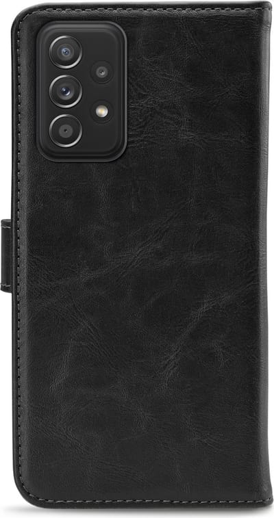 My Style Telefoonhoesje geschikt voor Samsung Galaxy A52 Hoesje | My Style Flex Wallet Bookcase Portemonnee | Pasjeshouder voor 3 Pasjes | Telefoonhoesje voor Pinpas / OV Kaart / Rijbewijs - Zwart