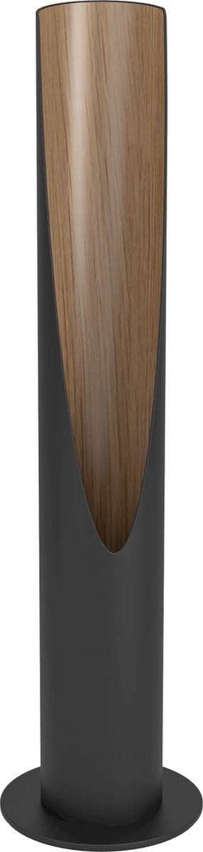 EGLO Barbotto Tafellamp - GU10 - 39,5 cm - Zwart/Bruin - Staal/Hout - FSC Hout
