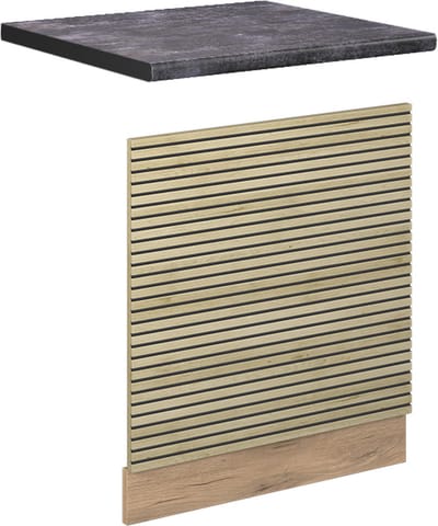 Vicco Fame-Line Frontpaneel – 45 cm, WB Antraciet Eiken paneel