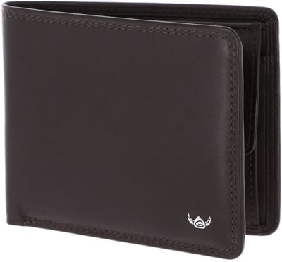 Golden Head Leren portemonnee Polo RFID Protect Scheintasche 1135 Dunkelbraun donkerbruin