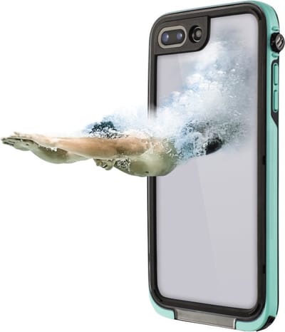 Hama Outdoor-box "Aqua" voor Apple iPhone 7 Plus/8 Plus, turquoise