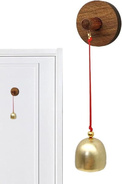 Winkelbel - Deurbel - Deur Openen - Zelfklevende Houder - 10.7 cm - Legering