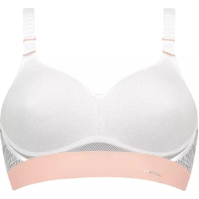 Triumph Triaction Hybrid Lite P EX Dames Sportbeha - WHITE - Maat B090
