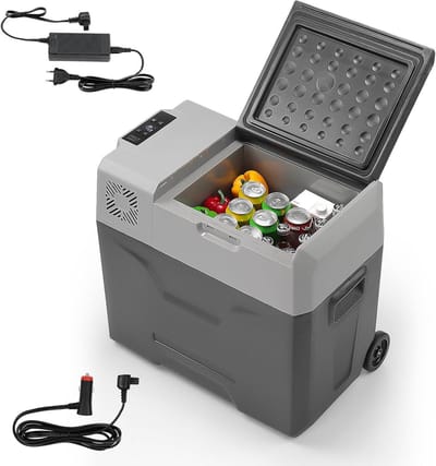 Draagbare Koelbox - Elektrische Vriezer - Mobiel Koelen - App Bediening - 50 Liter - Zwart