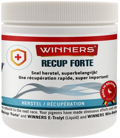Belgian Winners Recup Forte 250g - supplement voor duiven - versnelt herstel na inspanning
