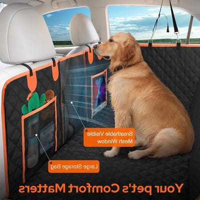 Autostoelhoes Hond - Hondenmat Kofferbak - Veilig Vervoer - Waterdicht & Krasbestendig - Universeel Model - Grijs
