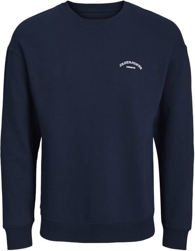 JACK&JONES PLUS - JJCOLLEGE LOGO SWEAT CREW PLS - Heren - Sweaters