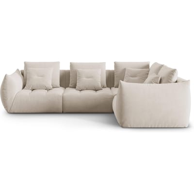 Hoekbank Bloom rechts 3-zits velvet | Micadoni