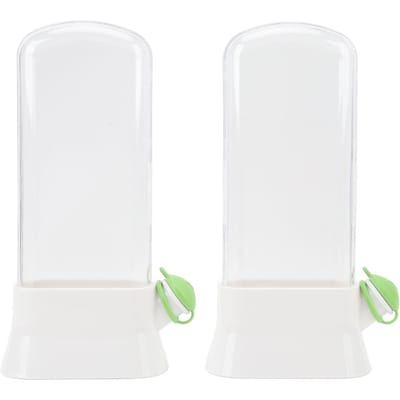 Herb Saver Transparante Groente Bewaardoos met Grote Capaciteit voor Keuken Koriander Munt Peterselie white