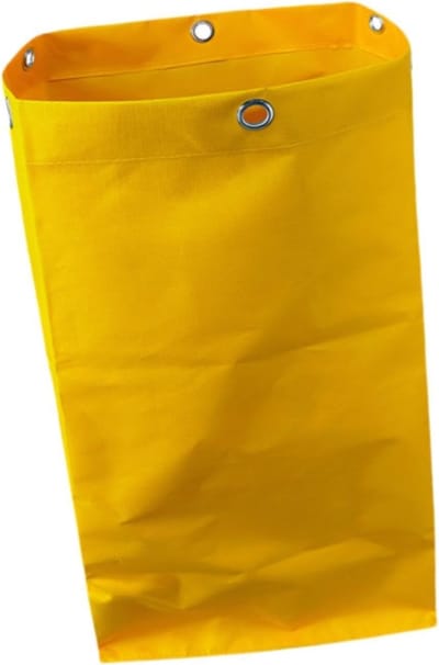 Schoonmaak Kar - Afvaltas Kledingzak - Afval Verzamelen - Waterdicht Oxford Doek - 72x25x35cm - Geel