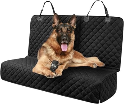 Honden Autostoelhoes - Beschermhoes Auto - Huisdier Vervoer - Antislip Grip - 135x118 cm - Zwart