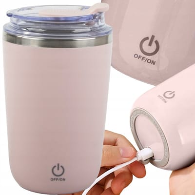 Pingyang Rongrong Handicraft Factory - Zelfmixer Beker - Thermos - 350ml - USB Aangedreven