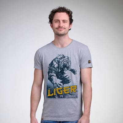 LIGER - Limited Edition van 360 stuks - Francois Veraart - Flying Liger - T-Shirt - Maat S