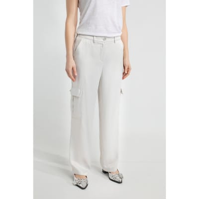 Josephine & Co Jay Pants Light Grey Größe: 34 | Stoffhosen Outlet | Damen | Grau