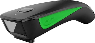 Netum C740 Pocket Mini Barcodescanner - Bluetooth & 2.4GHz Wireless - 1D Handscanner - Voor iPhone, Android & PC - Incl. Trekkoord & USB - Zwart