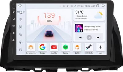 Autoradio met bluetooth - Carplay - Voor Mazda CX5 CX-5 CX 5 (2012-2015) - Geschikt voor Apple en Android - Stereo - Navigatie - Navigatiesysteem auto - 4G 32G