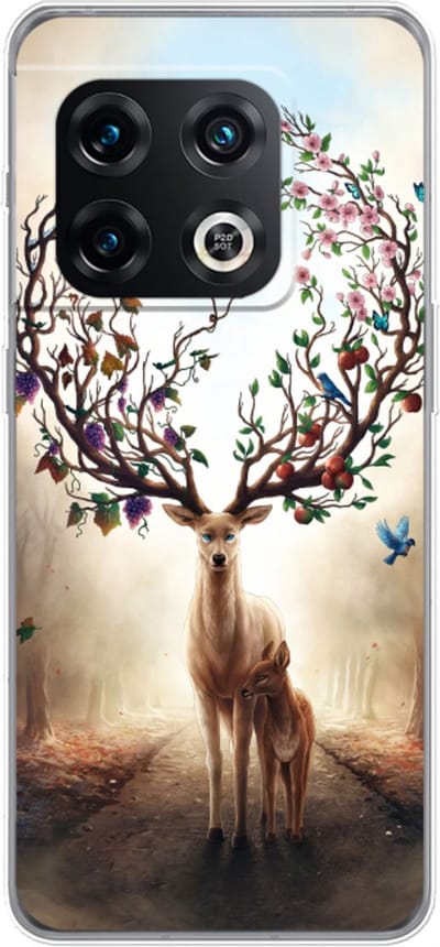 Case Company® - Hoesje geschikt voor OnePlus 10 Pro hoesje - Seasons Change - Soft Cover Telefoonhoesje - Bescherming aan alle Kanten en Schermrand