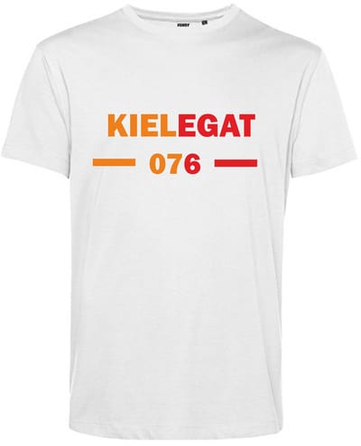 T-shirt Kielegat 076 | Carnavalskleding | Foute Party | Wit | maat XS