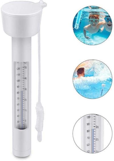 Drijvende Staaf Thermometer voor zwembad of vijver Zwembad Thermometer - Waterthermometer - Drijvend - Water Thermometer - Jacuzzi - Zwembadthermometer