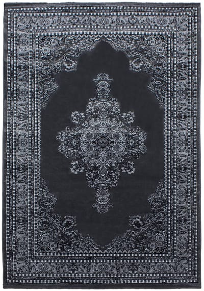Varamin – Klassiek Vloerkleed – Grijs – Laagpolig & Oosters Design