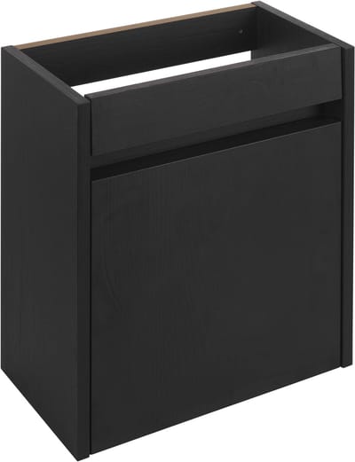 Saqu Florence fonteinonderkast 40x21,8x50cm eiken zwart