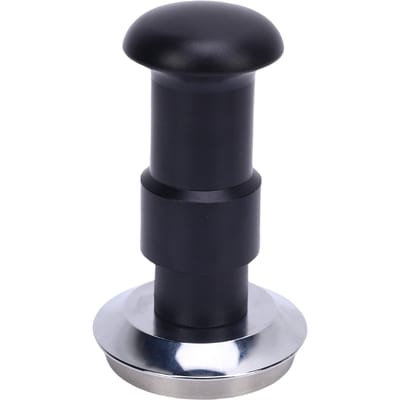 Koffiehamer Zwart Schroefdraad Dubbele Veer 30lbs Druk Roestvrij Staal Koffietamper voor Koffie 51MM