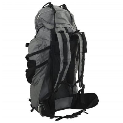 vidaXL - Wandelrugzak - 60 - L - oxford - stof - grijs