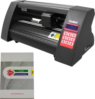 50cm snijplotter - zilver - 520mm - met flexi starter software