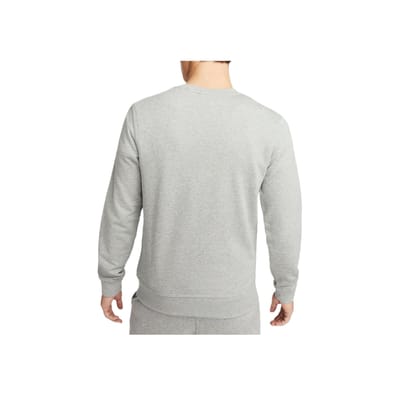 Nike Club Fleece French Terry Crew Neck Lange Mouw Sweatshirt Heren Sweatshirt Donkergrijs 637903-063 L white