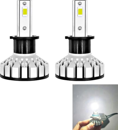 2 STKS R8 H3 30 W 3500LM 6000 K IP65 Waterdichte Auto LED Koplamp met 2 COB Lampen, DC 9-36 V (Wit Licht)