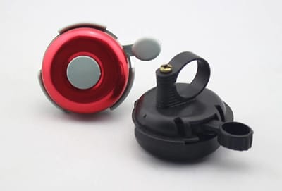 2 Stuks - Fietsbel Van Aluminiumlegering - Stuurbel -  Luid  - Veiligheidsbel  - Fietsaccessoires -  Geluidsalarm - Zwart - Rood
