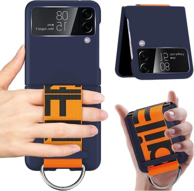 Hoesje met Schouderriem voor Galaxy Z Flip 4 – PU Lederen Flip Case – Schokbestendig, Krasvrij en Lichtgewicht Ontwerp voor Meisjes en Vrouwen