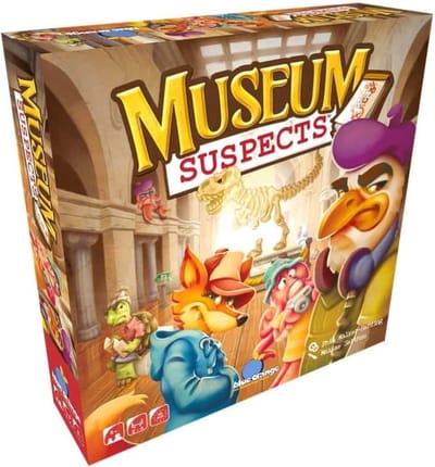 Museum Suspects - Geronimo Games - Blue Orange - Kaartspel - deductie spel - vanaf 8 jaar oud - van 2 tot 4 spelers