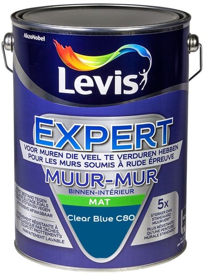 Levis - Expert Muur Binnen Mix - Clear Blue C80 - Mengverf - 5 L
