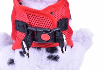 De-Tail Harnas polyester zacht M 37-39 cm Zwart