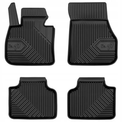 FROGUM No.77 - Automatten Set - BMW 3 E46 automat - TPE rubber - 3D randbescherming - Duurzaam en geurloos